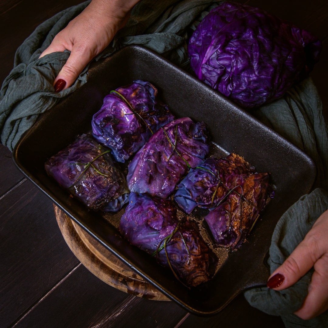 Involtini di Cavolo Viola