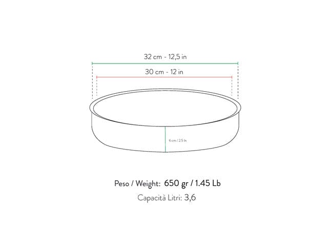 Tortiera da 30 cm