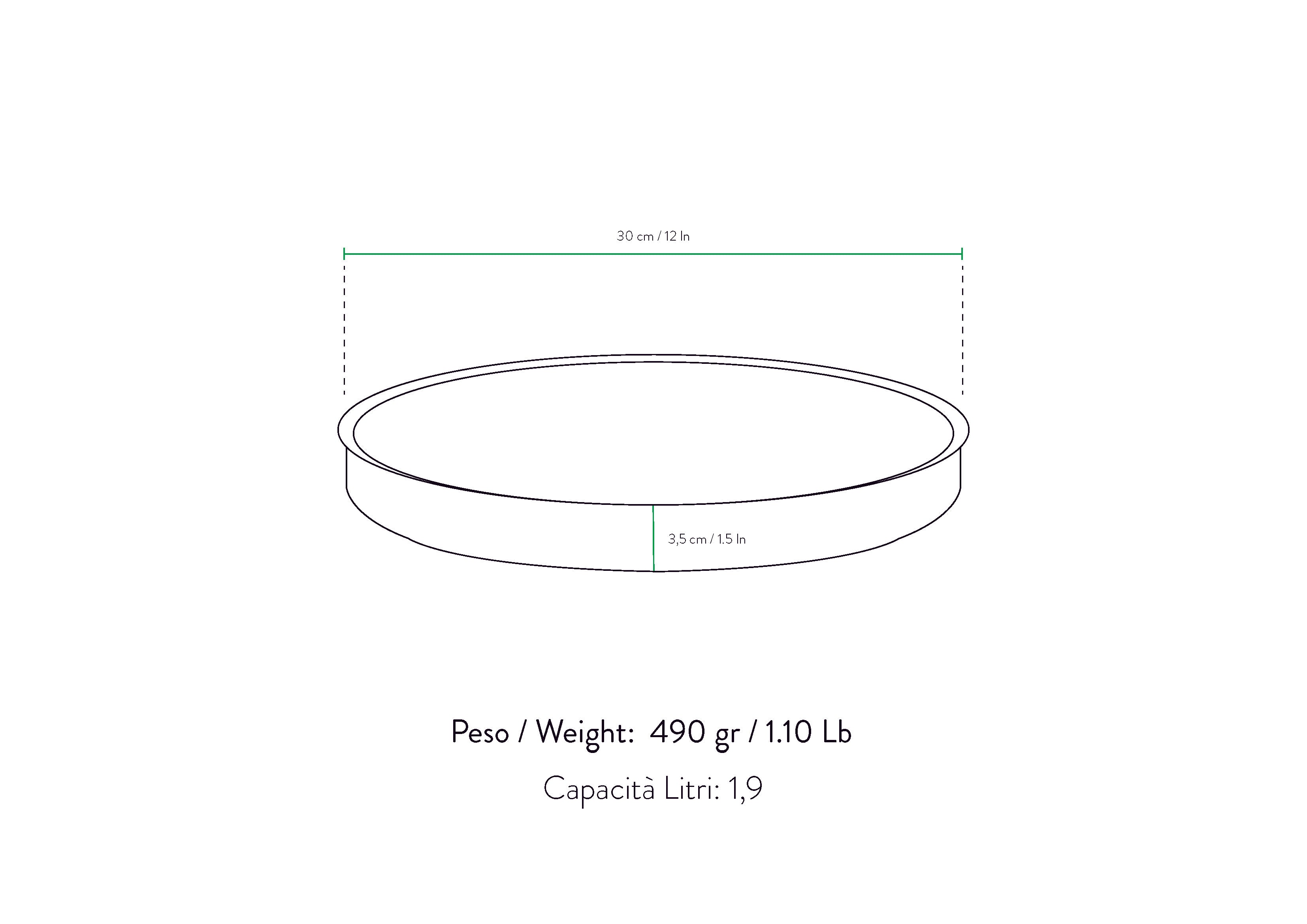 Crostiera/Pizziera Bassa da 30cm