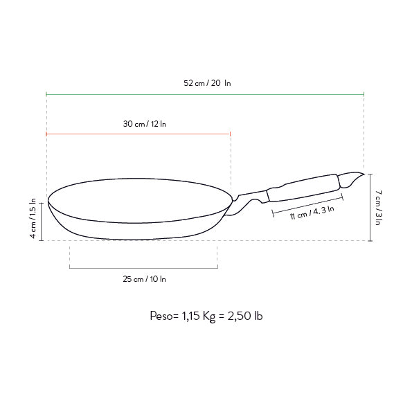 Bistecchiera 30cm antiaderente