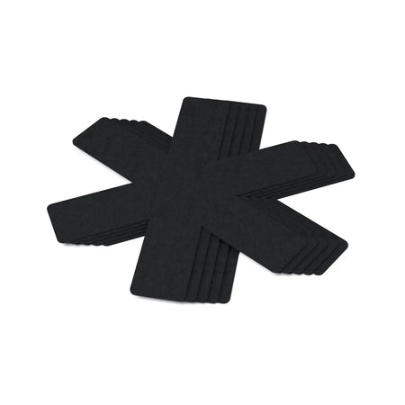 24 Separatori Per Pentole In Feltro Antigraffio - Proteggi Padelle In 3 Dimensioni (6+12+6) Per Impilare E Conservare Pentole E Piatti - 2
