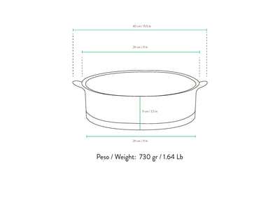 Vaporiera da 28cm per cottura al vapore