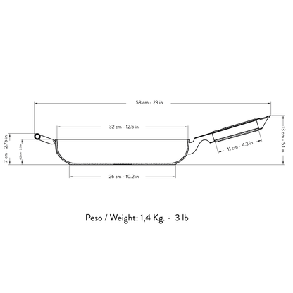 Padella 32cm antiaderente