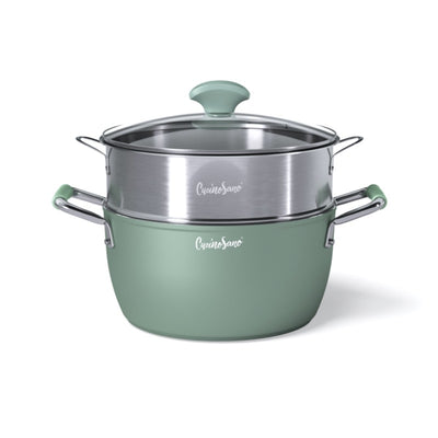 Set 24cm Vaporiera + Casseruola + Coperchio