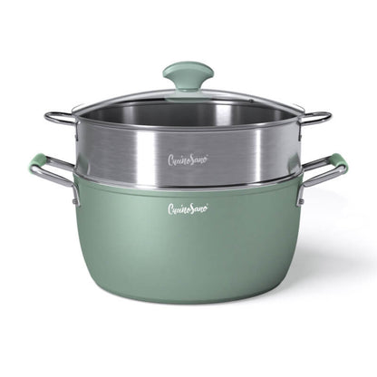 Set 28cm Vaporiera + Casseruola + Coperchio